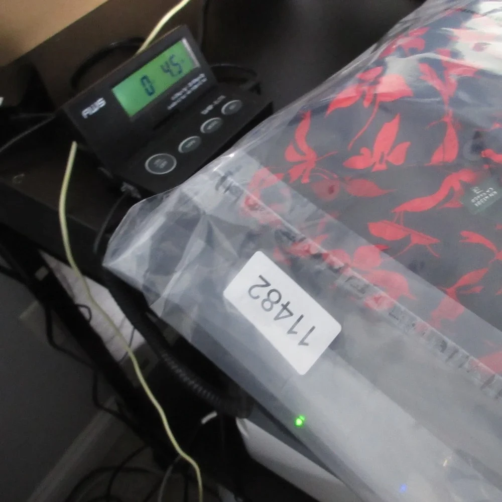 Lauren Ralph Lauren LRL Top XL Red Black Floral Button Up Career Office Timeless - Picture 9 of 9